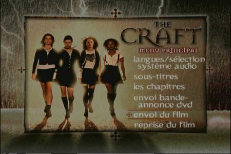Menu The Craft